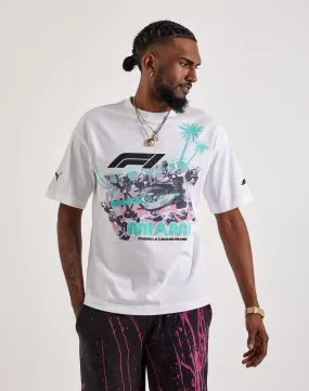 Day Glow StretchPaneling Puma F1 Miami Tee