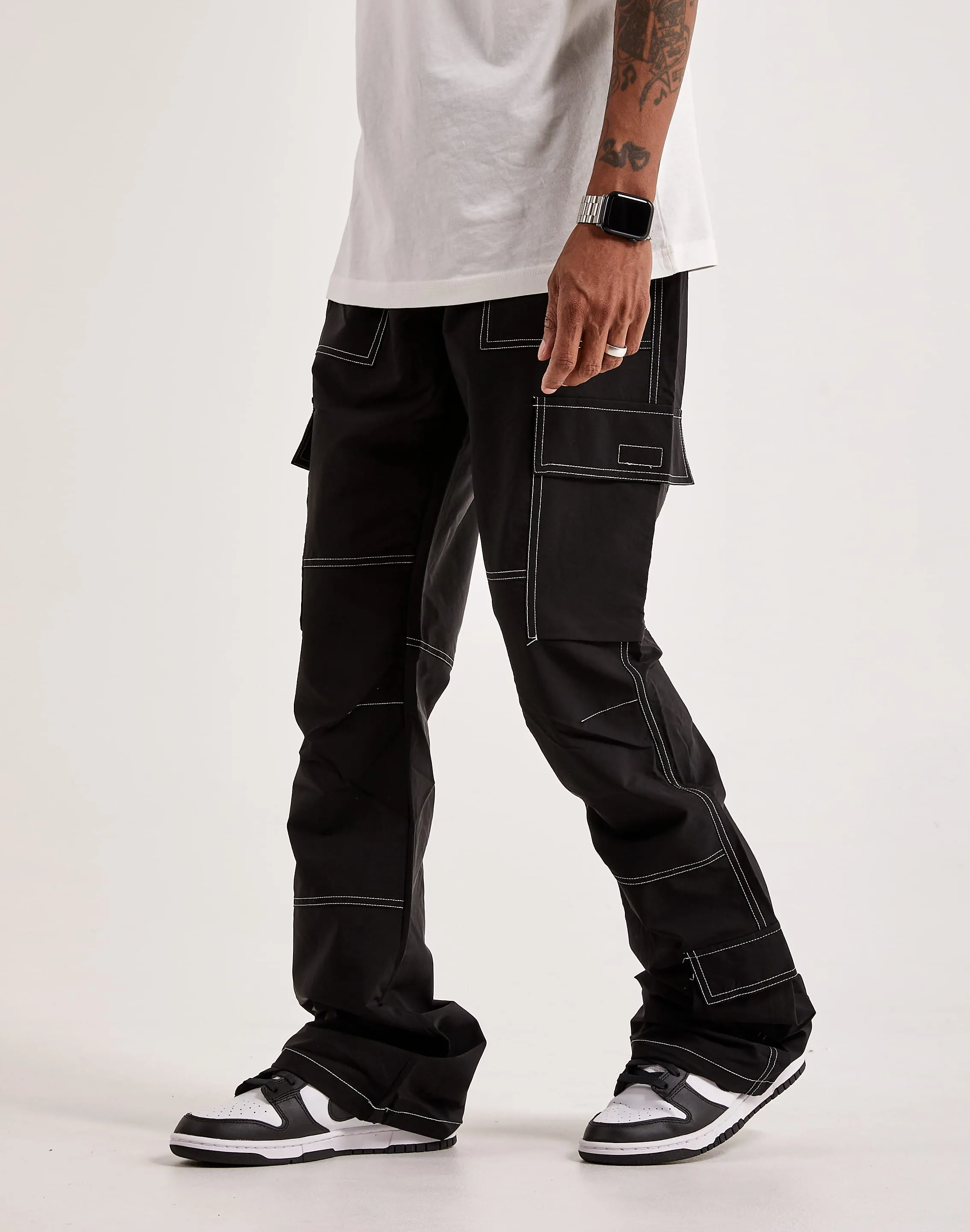 American Stitch Stacked Leg Contrast Pants SoftenedEdges Summer Air