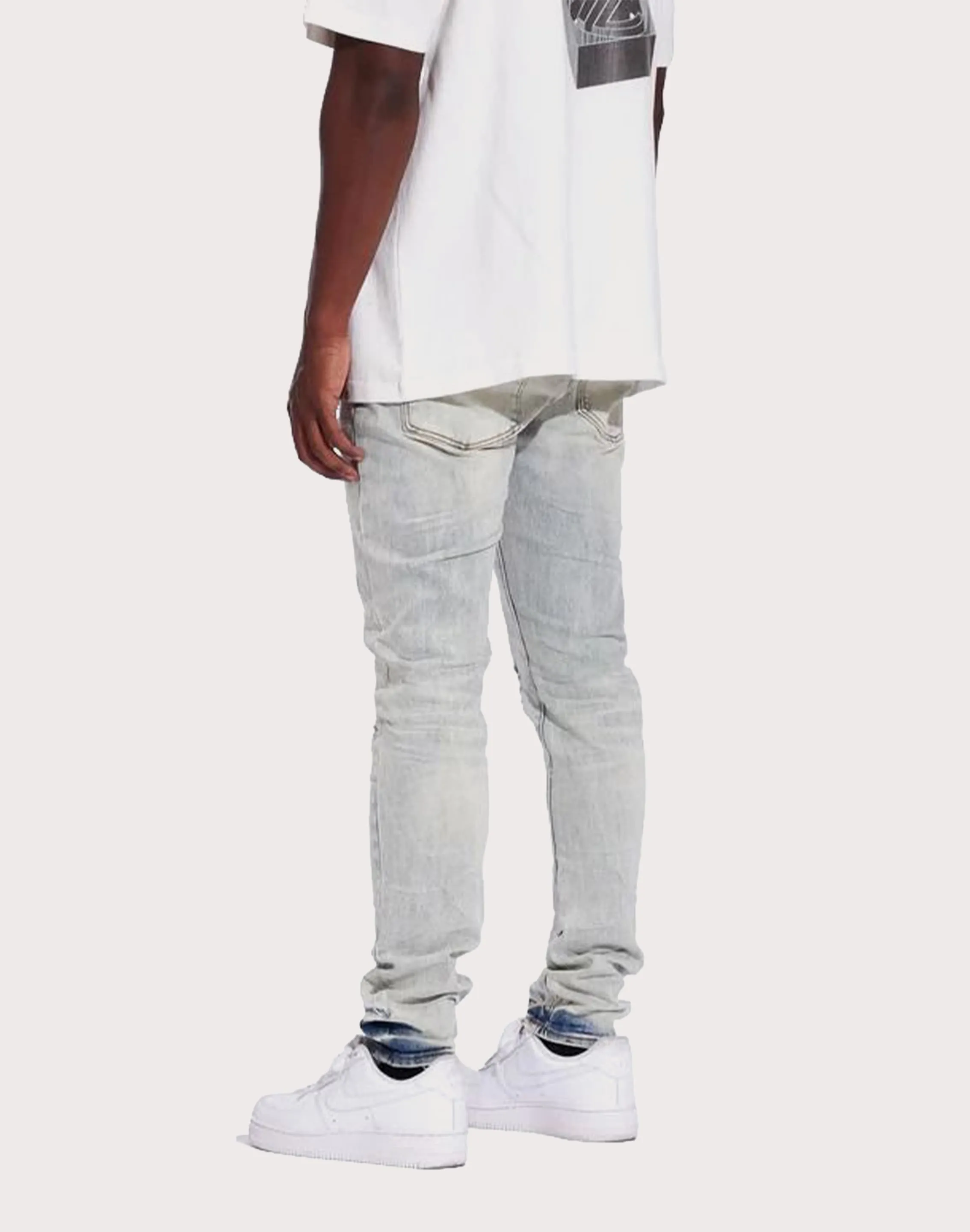 THE LEVERAGE Denim Atlantic Slim Fit Denim Jeans Nature Glow