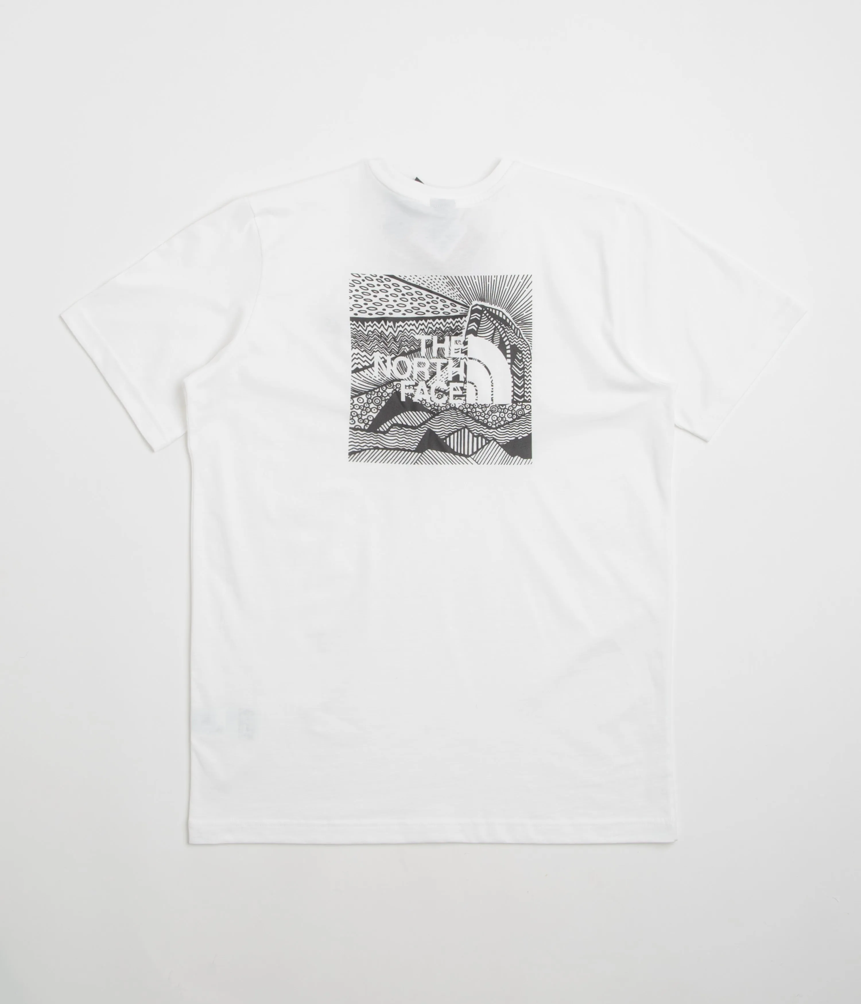 The North Face Box NSE Celebration T-Shirt - TNF White Brushed Cotton Blend
