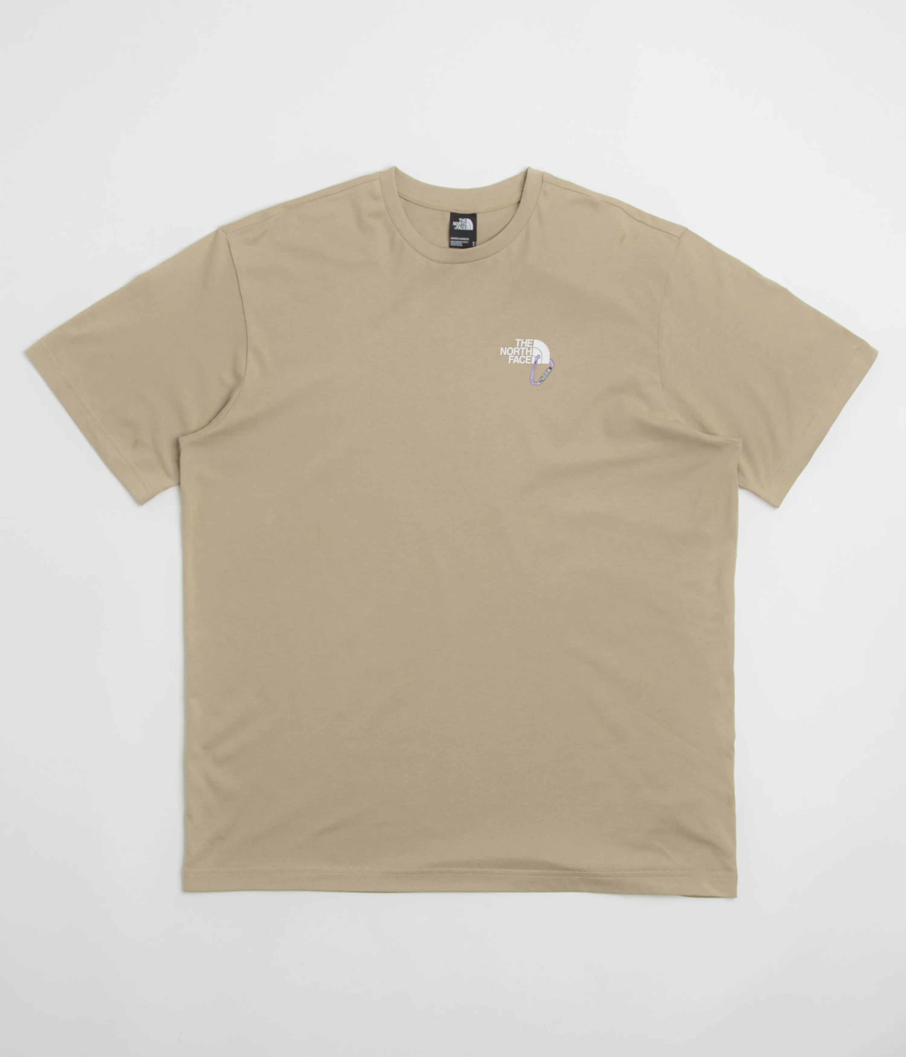 The North Face Explore Carabiner Relaxed T-Shirt - Mushroom Grey Office building