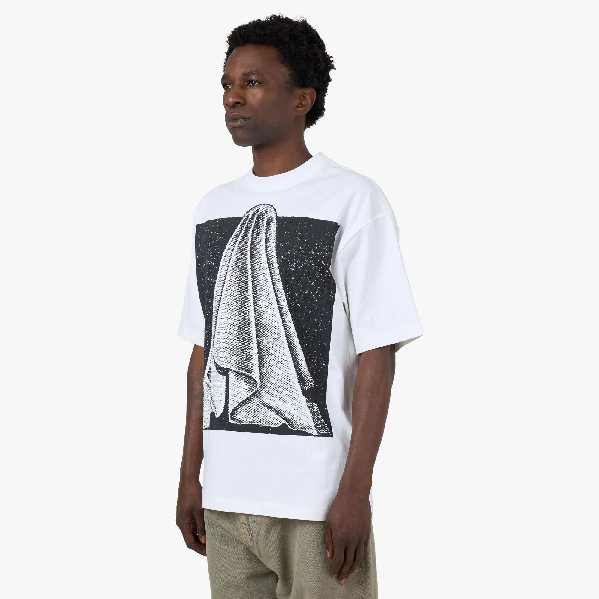 The Trilogy Tapes Drapery T-Shirt White Thermoregulating Technology