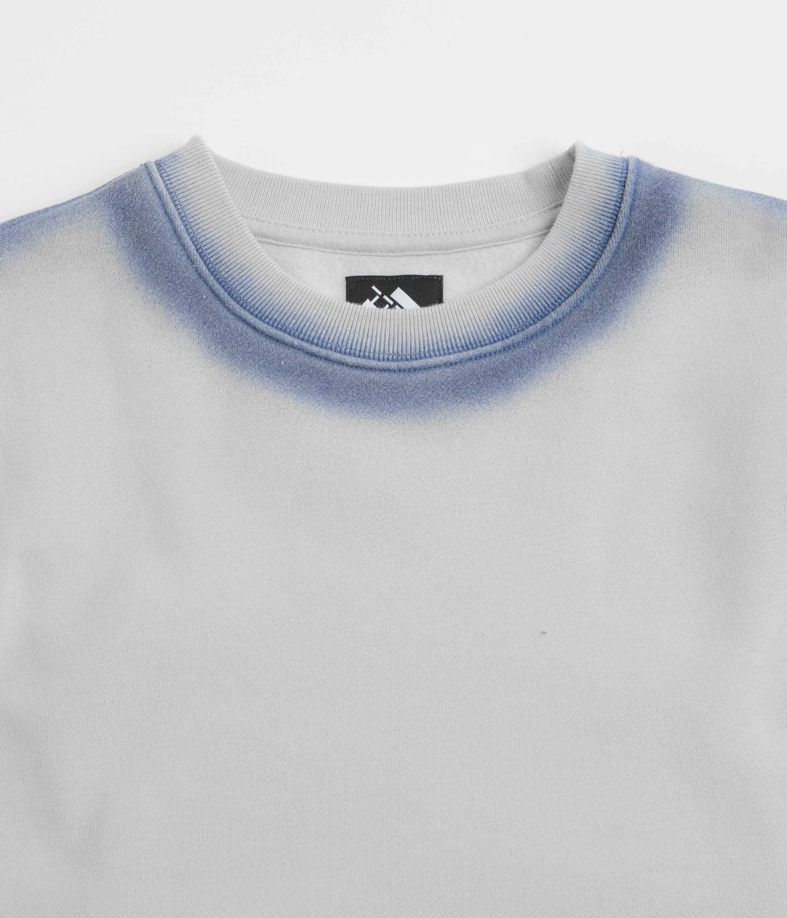 The Trilogy Tapes Overdyed Crewneck Sweatshirt - Grey / Blue product personalization creativity Trendy Look