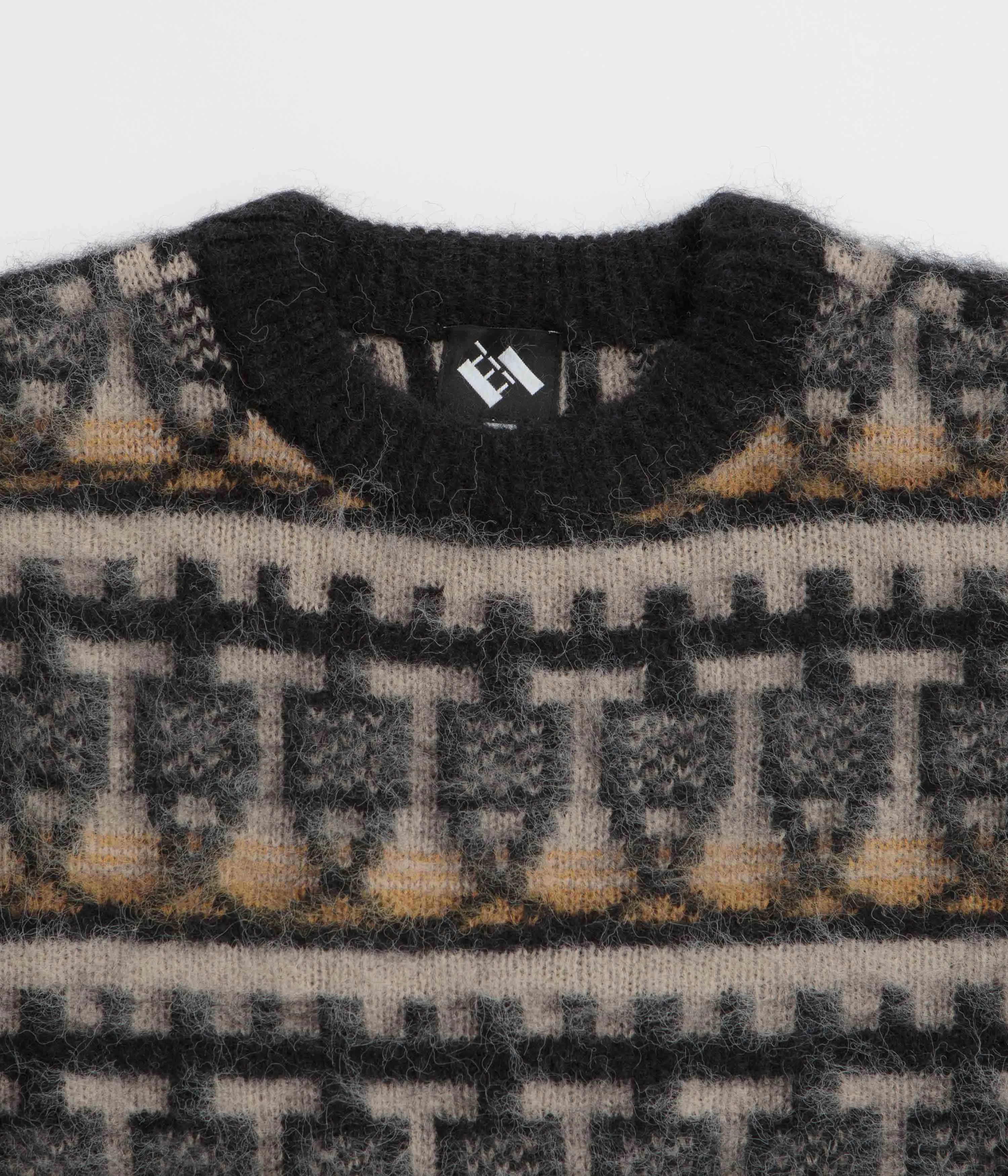 Layer Sporty The Trilogy Tapes Repeat Knitted Sweatshirt - Multi