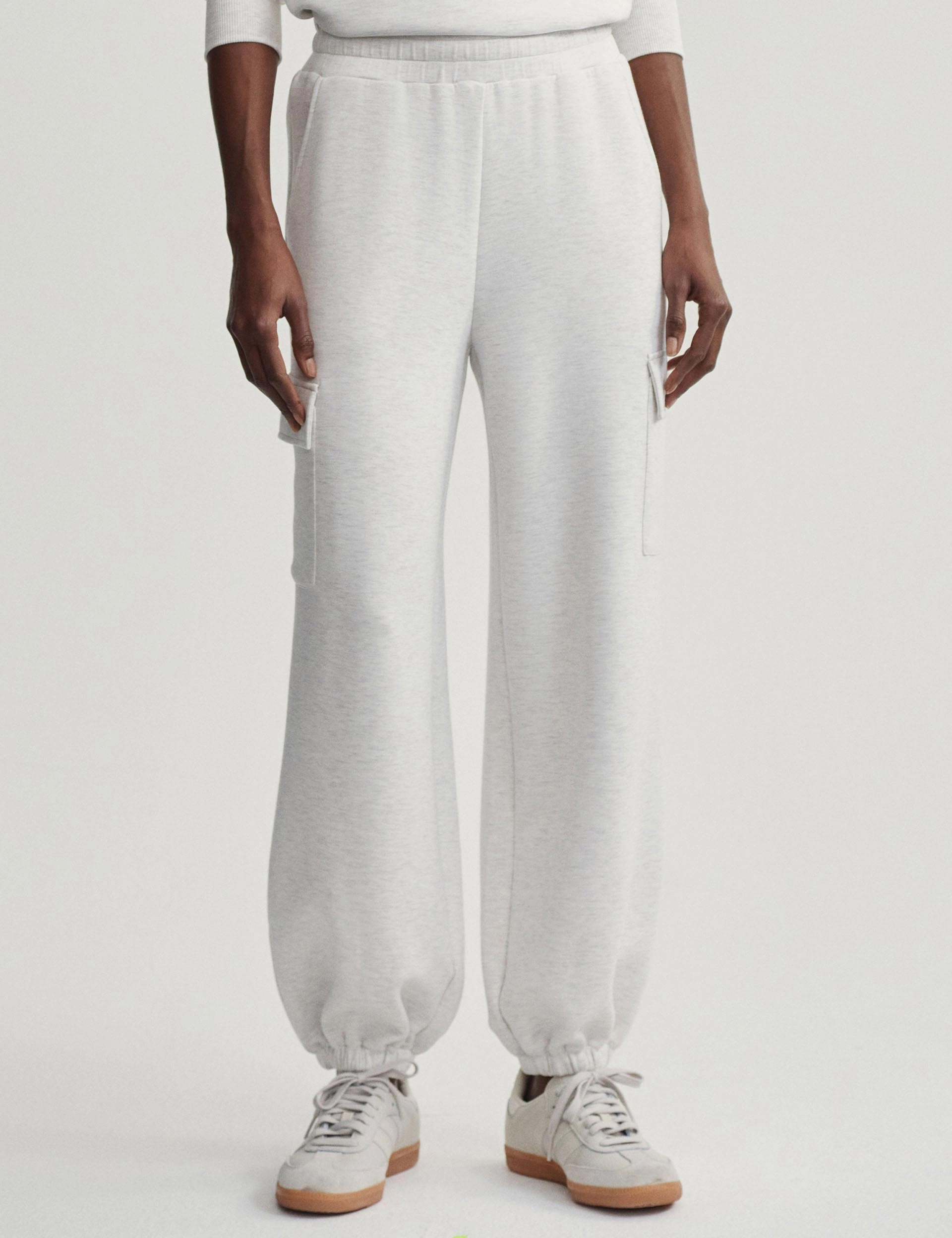 The Cargo Pant 27.5 - Ivory Marl Double Layered Knees Abrasion Resistant Reinforcements