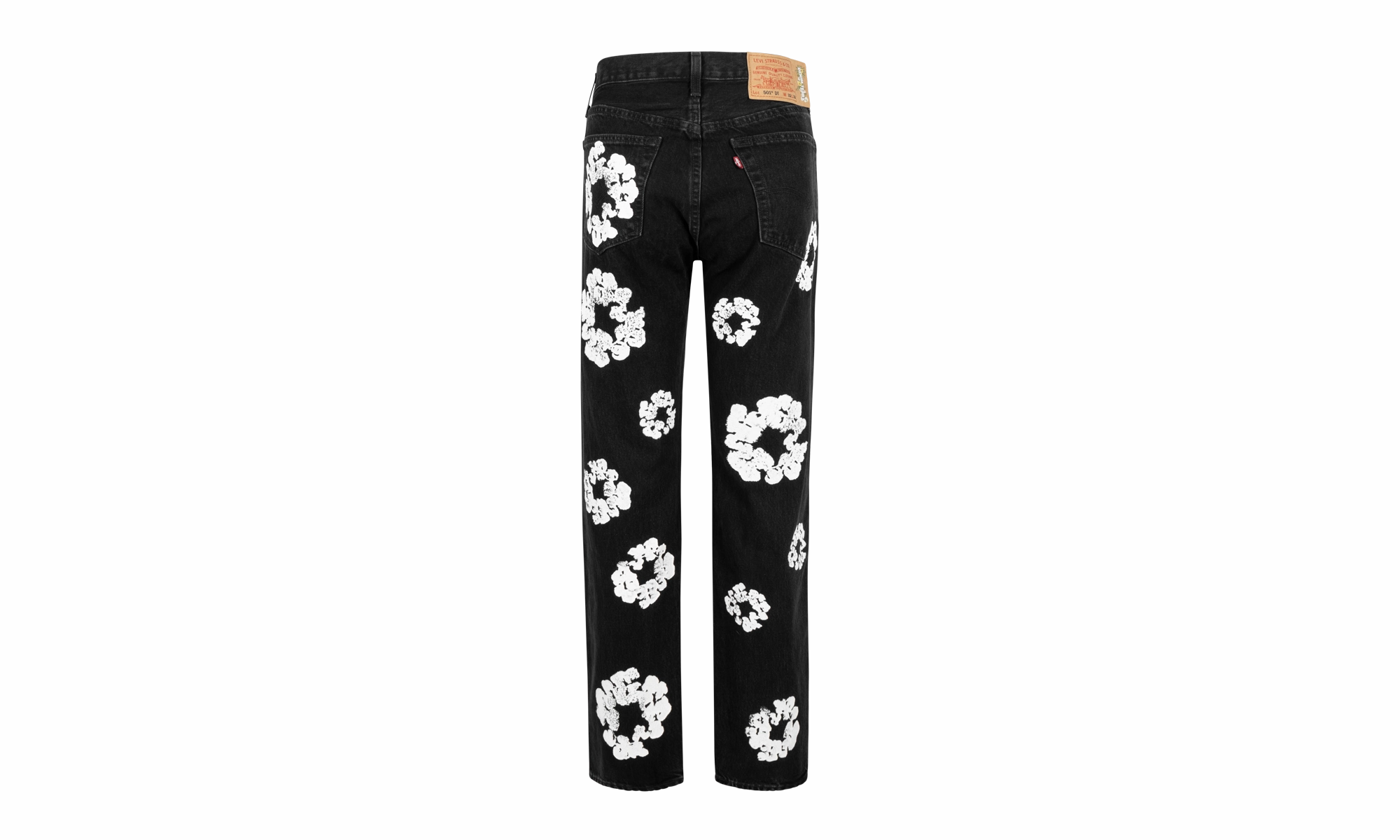 High Quality Classic Wear Earthy The Cotton Wreath Denim Jeans "Black"