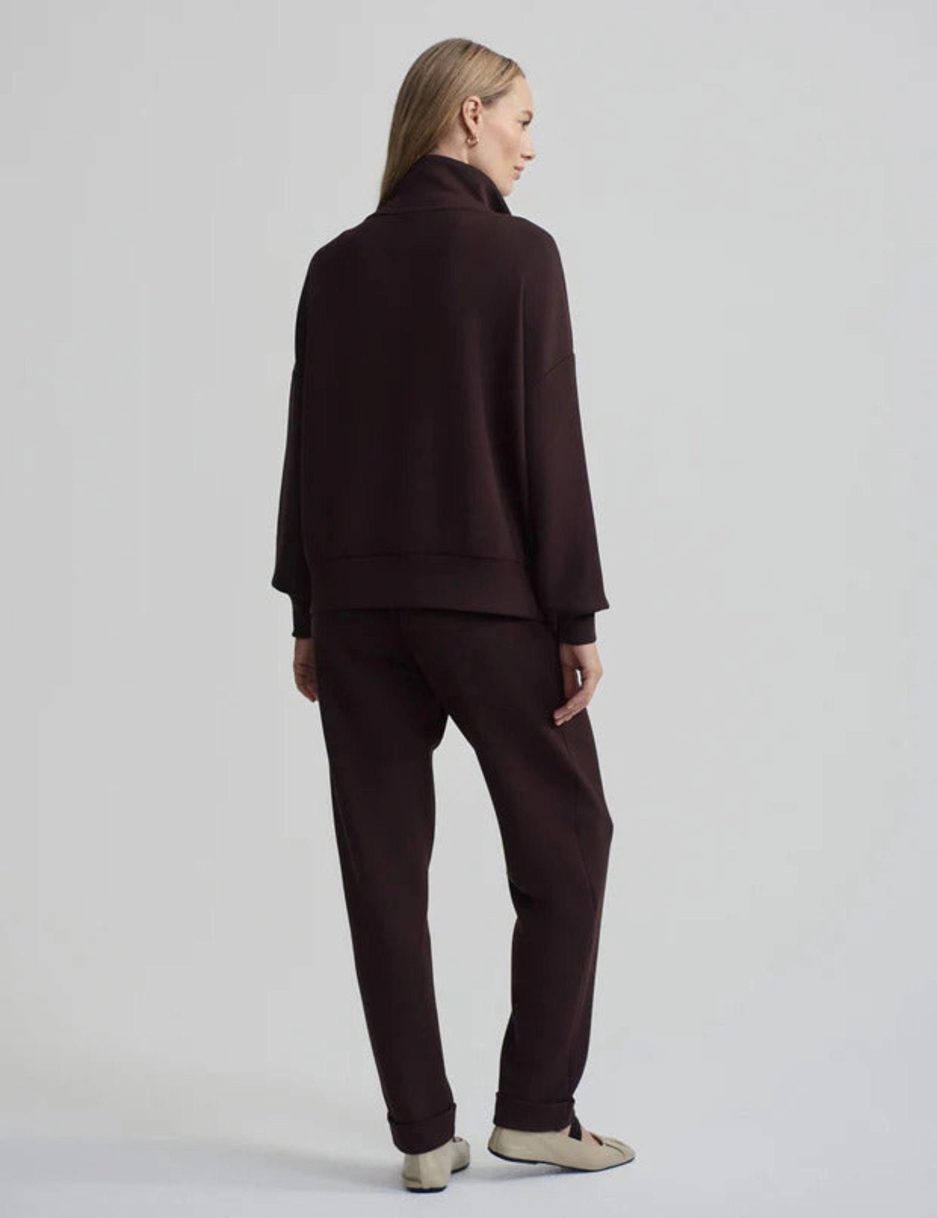 Elastic Cuff Design Bonded Seam Durability The Doublesoft Set - Coffee Bean