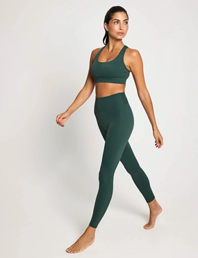 The Frankie Leggings Set - Deep Green Trend Seeker Lightweight Material Low Profile