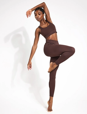 The Freesoft Set - Coffee Bean Clean Fit Beginner Level High Waist