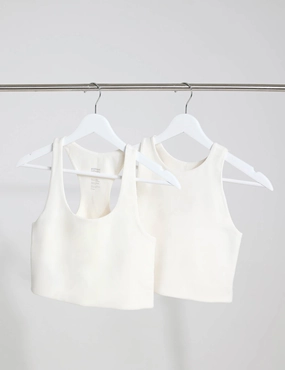 The Girlfriend Bra Starter Set - Ivory Baggy fit seams Comfortable Structure