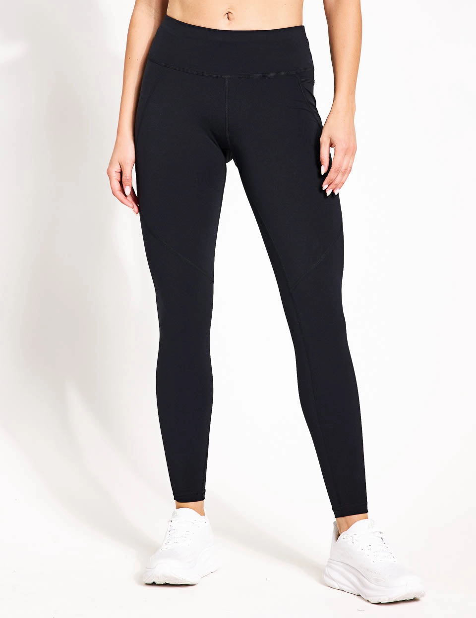 The Power Leggings Set - Black Layered Panel Design All Day
