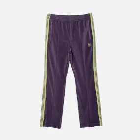 NARROW TRACK PANT VELOUR - PURPLE Zero Core Model Glow