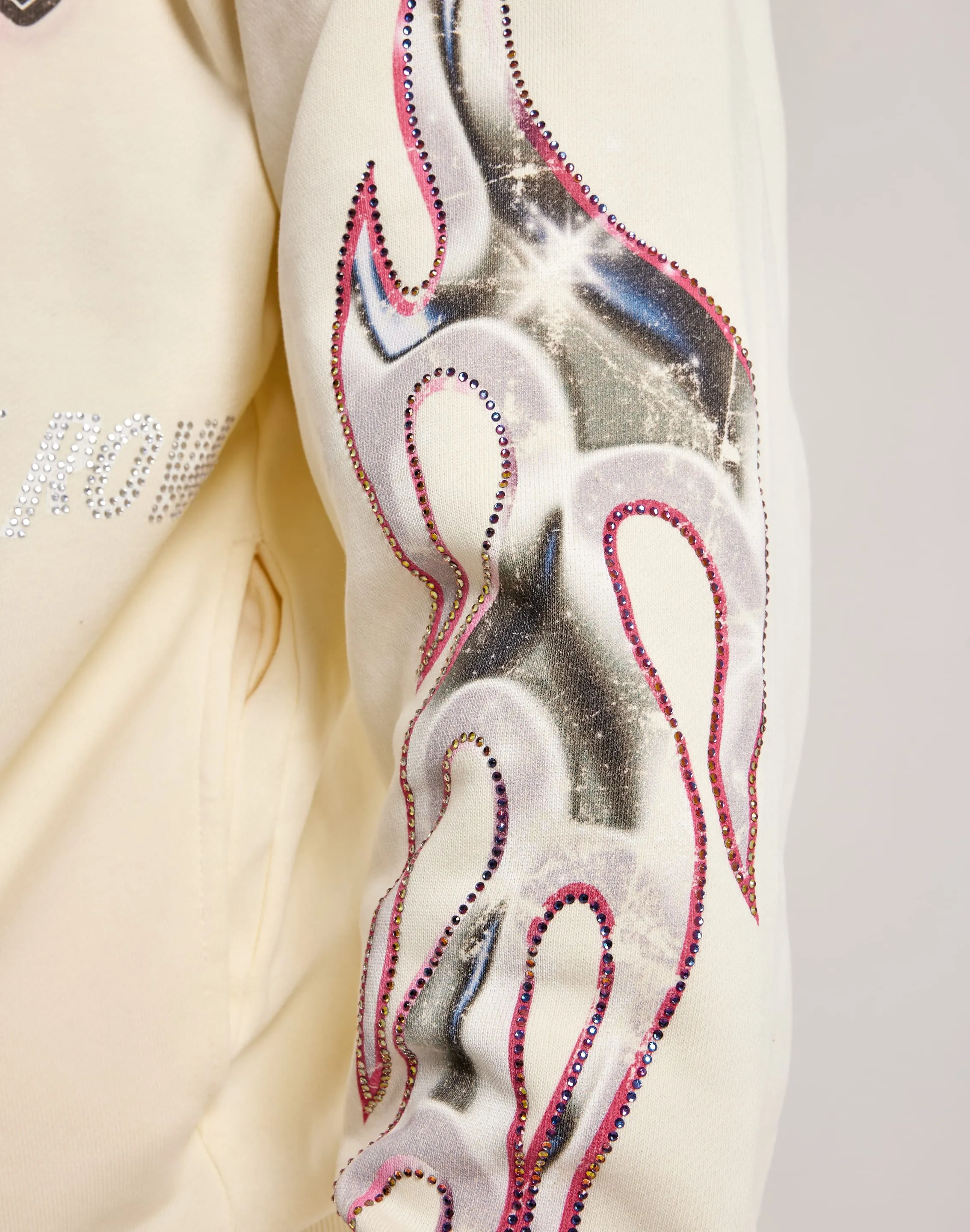 First Row Take Me French Terry Pullover Hoodie Luxury Touch TactileStitching