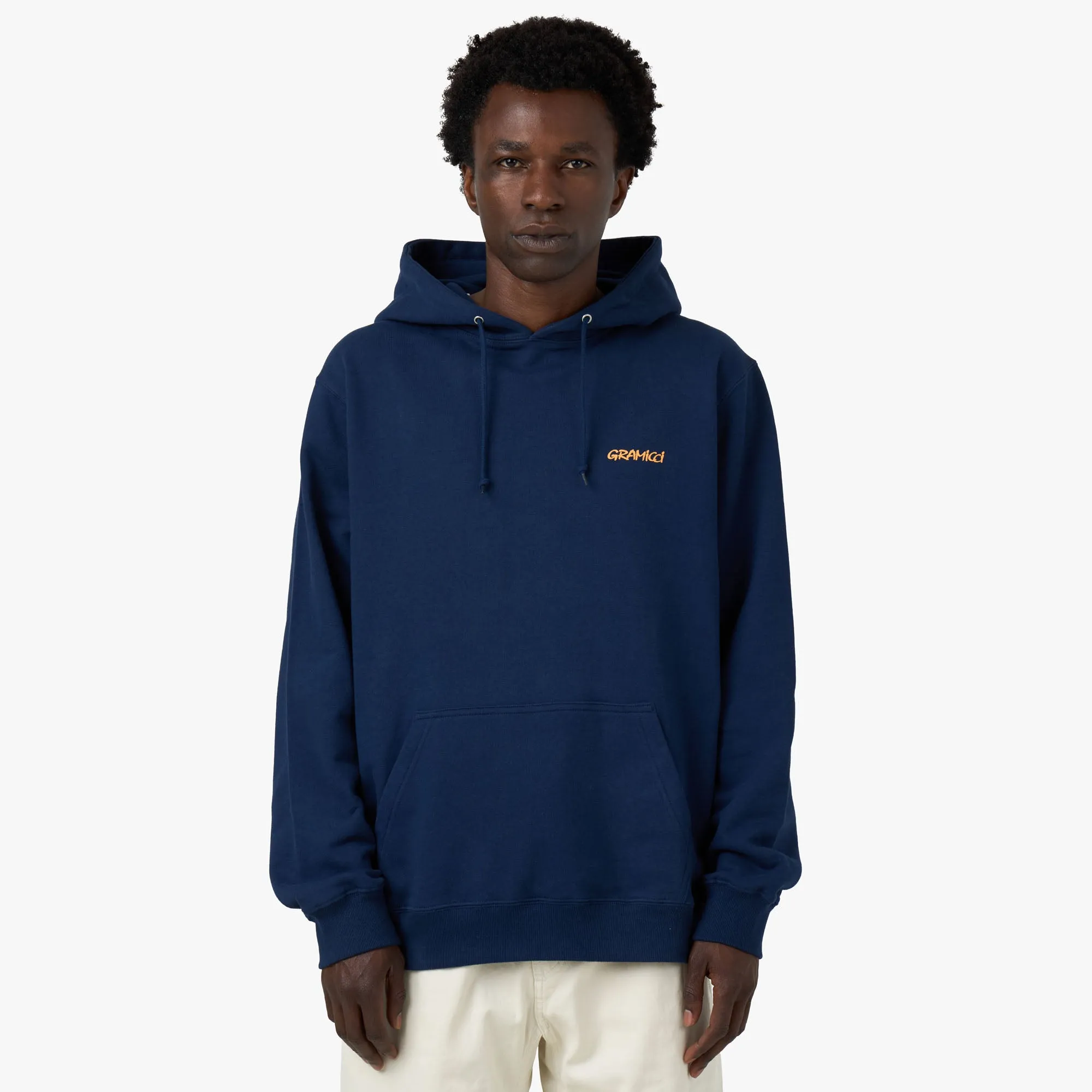 Gramicci G-Logo Pullover Hoodie / Navy Essential Minimal product skiing suitable agility