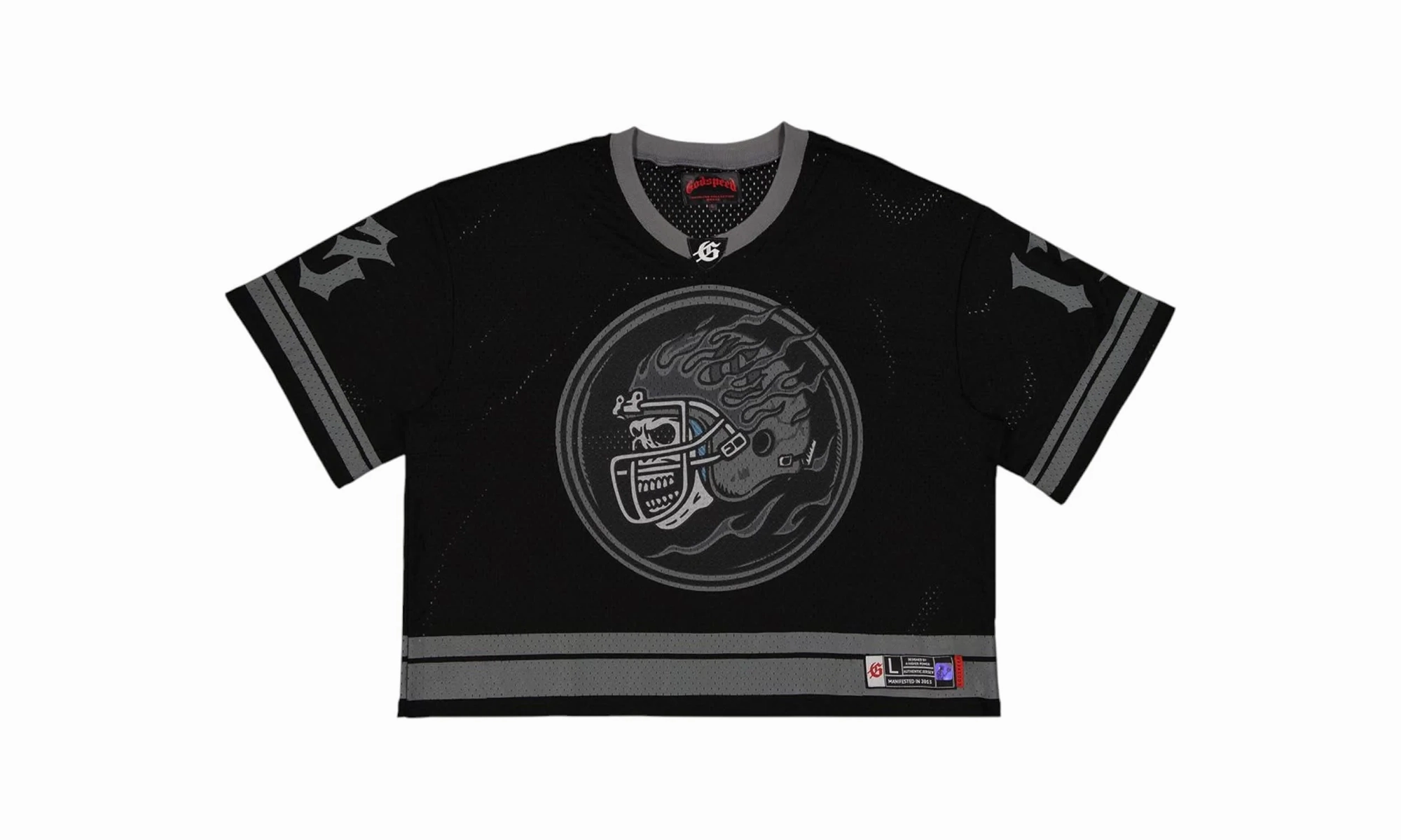 First Down Jersey "Black / Grey" QuickReleaseFastener