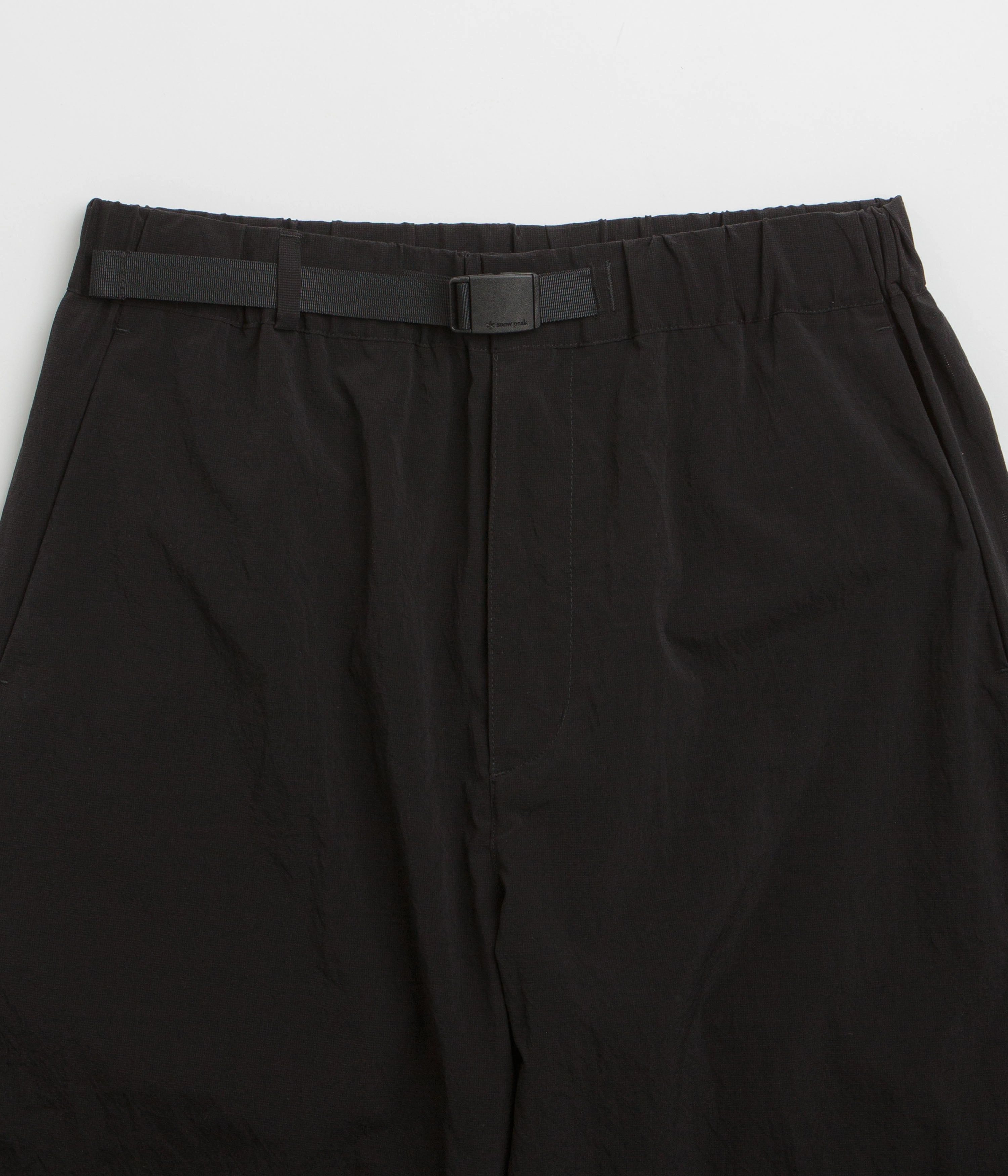 Snow Peak Breathable Quick Dry Pants - Black Outdoor Friendly