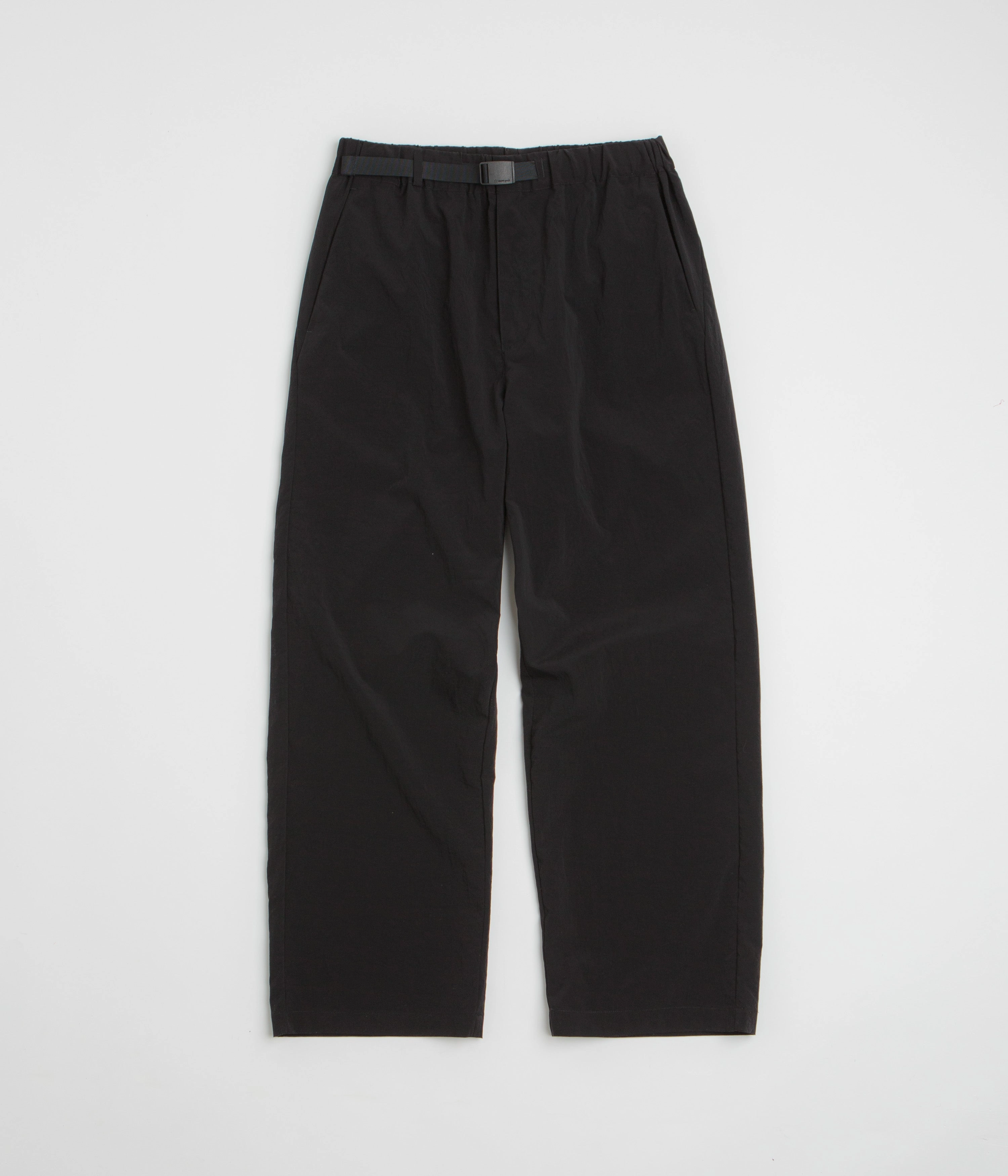 Snow Peak Breathable Quick Dry Pants - Black Lightweight Weave