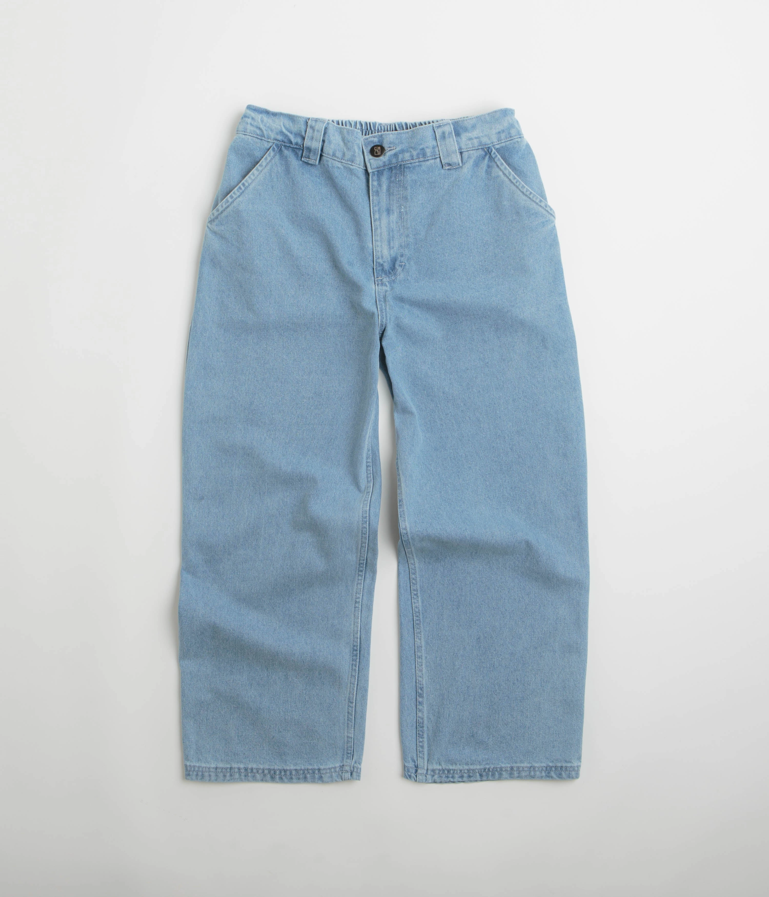 Chic Style Core Basic Poetic Collective Poet Denim Pants - Light Blue