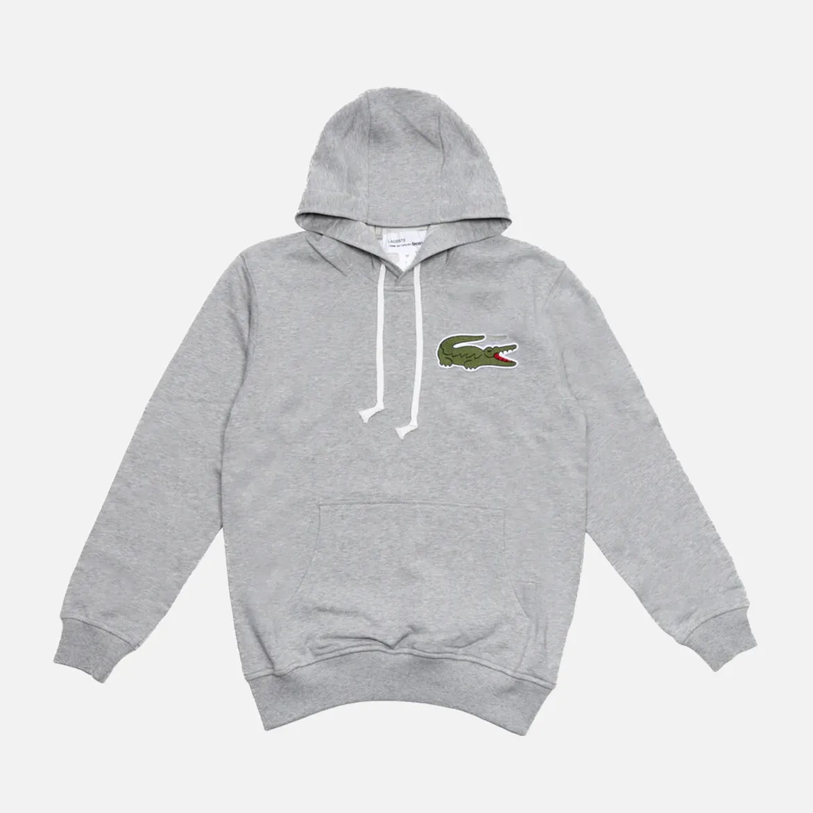 Fire Core Spirit Core CDG X LACOSTE CROC HOODIE - GREY