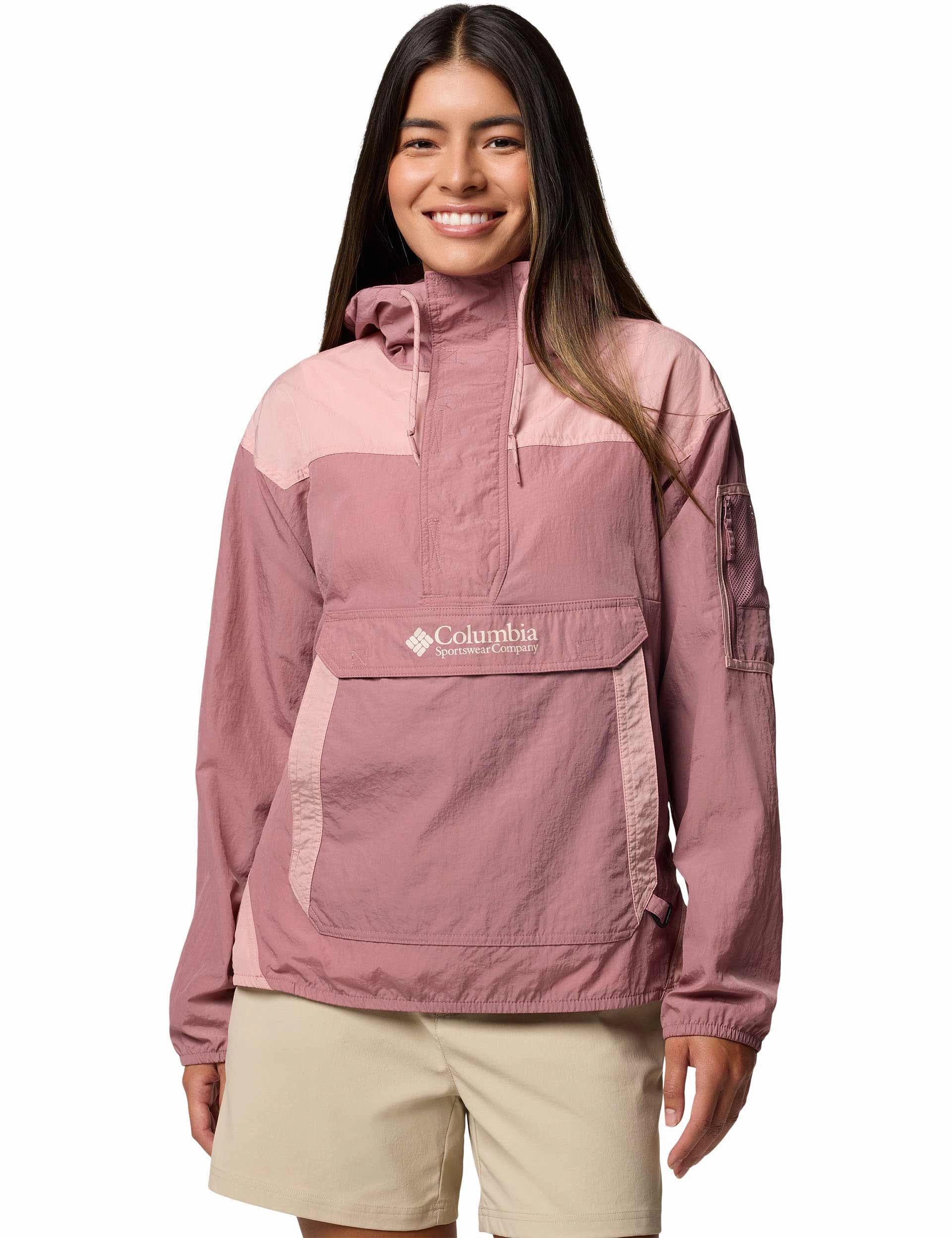 Dynamic flex Challenger II Windbreaker - Fig/Eraser Pink