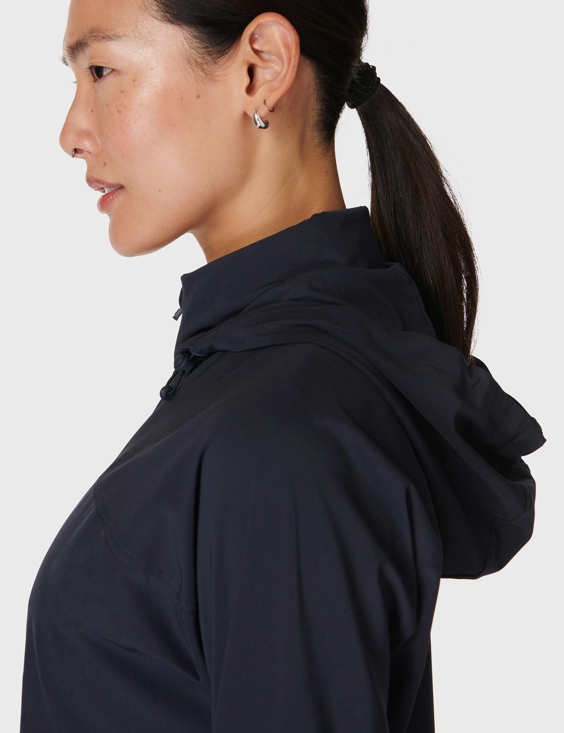 Fast Track Running Jacket - Navy Blue Packable Technology