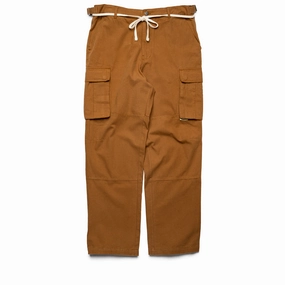 ShockAbsorbent Padding mesh ventilation Supervsn Canvas Cargo Pant - Khaki