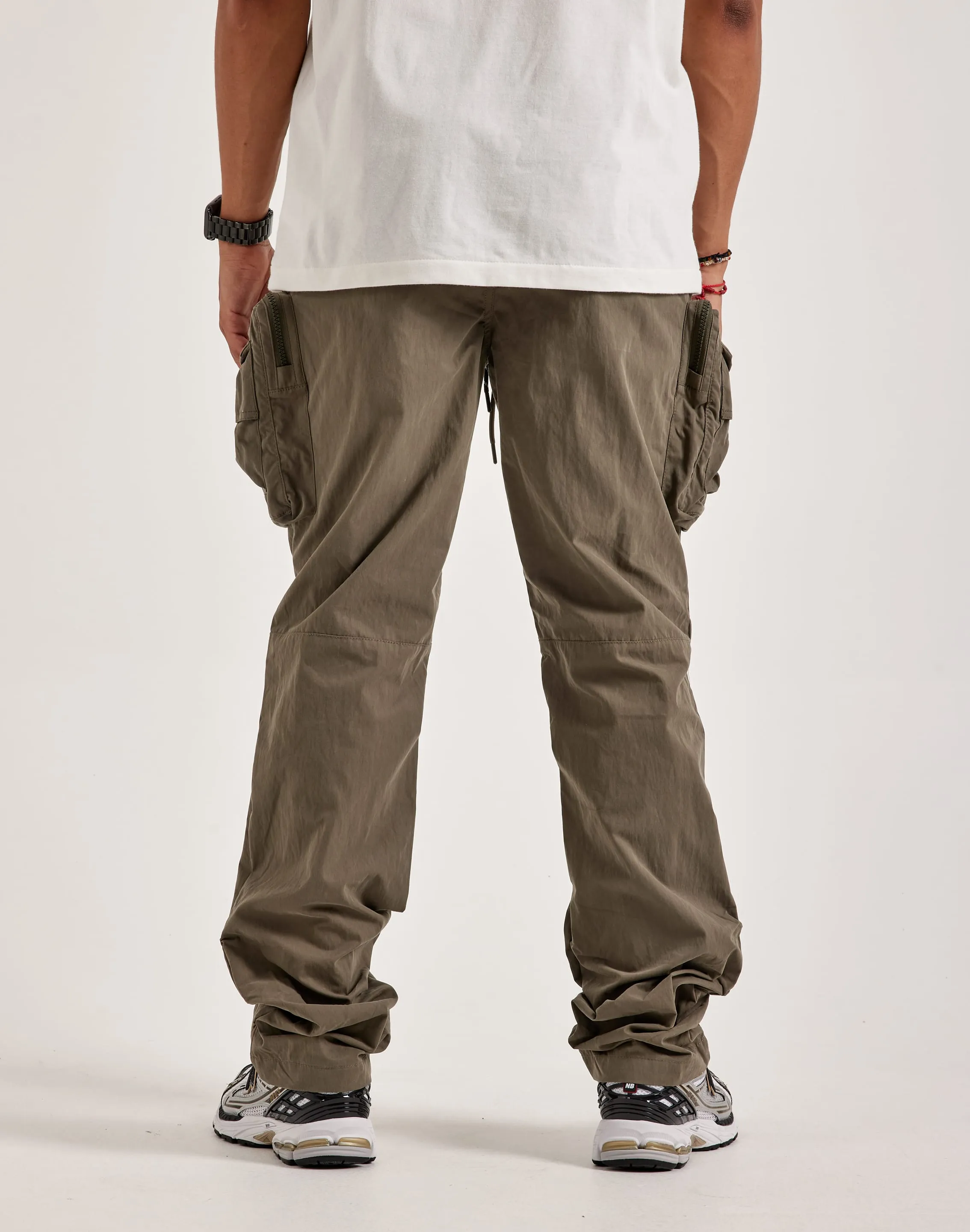 Utility Mode DoubleStitchedSeams Smoke Rise Utility Stacked Cargo Pants