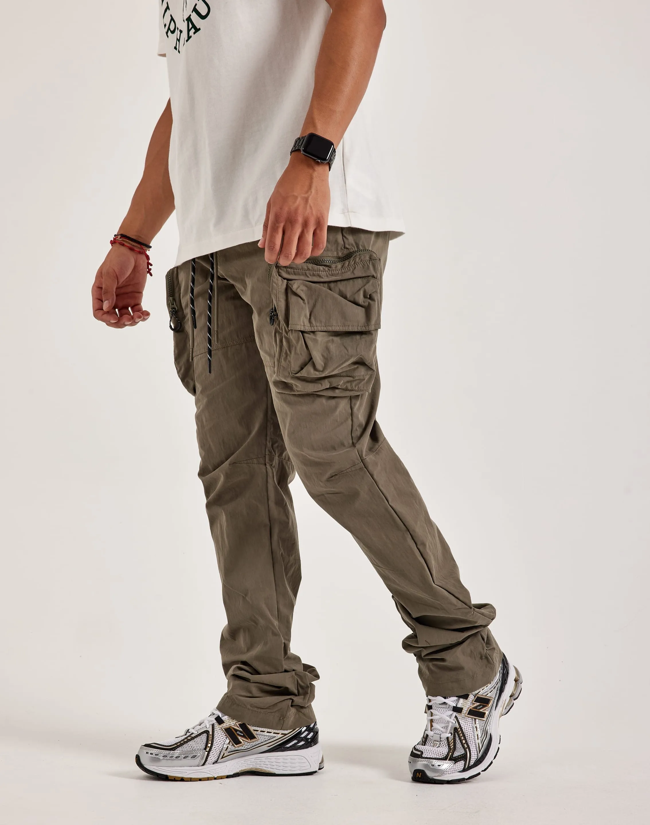Smoke Rise Utility Stacked Cargo Pants Reinforced Edges