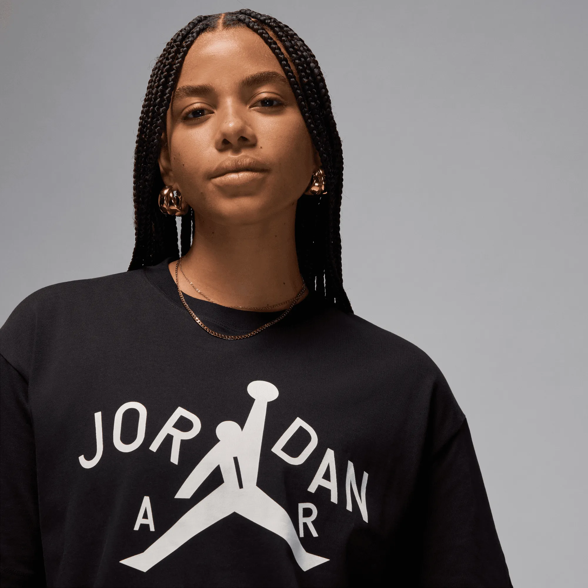 NINA CHANEL ABNEY X JORDAN TEE - BLACK Photo Fit Wave Core