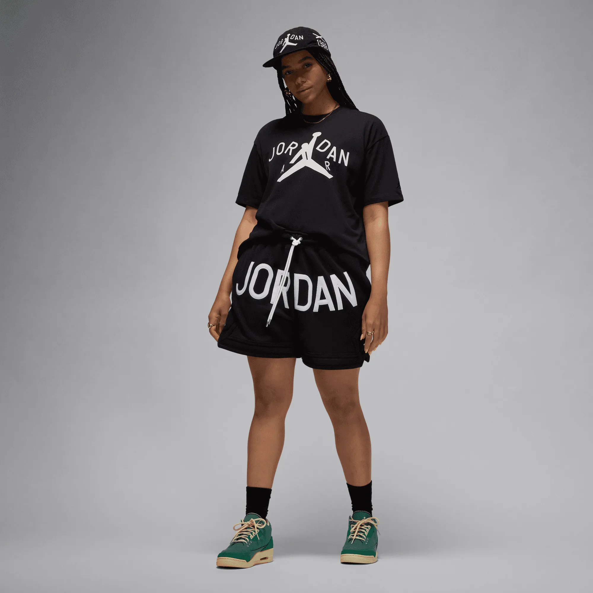 Weather Guard NINA CHANEL ABNEY X JORDAN TEE - BLACK