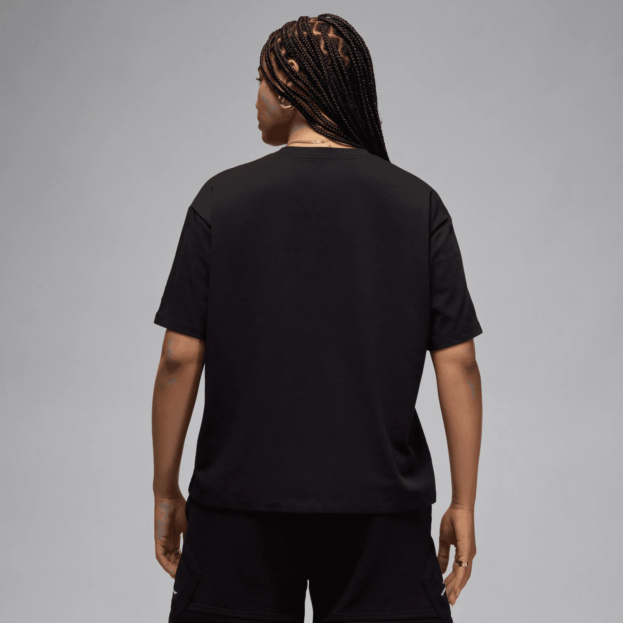 CompressionKnit NINA CHANEL ABNEY X JORDAN TEE - BLACK
