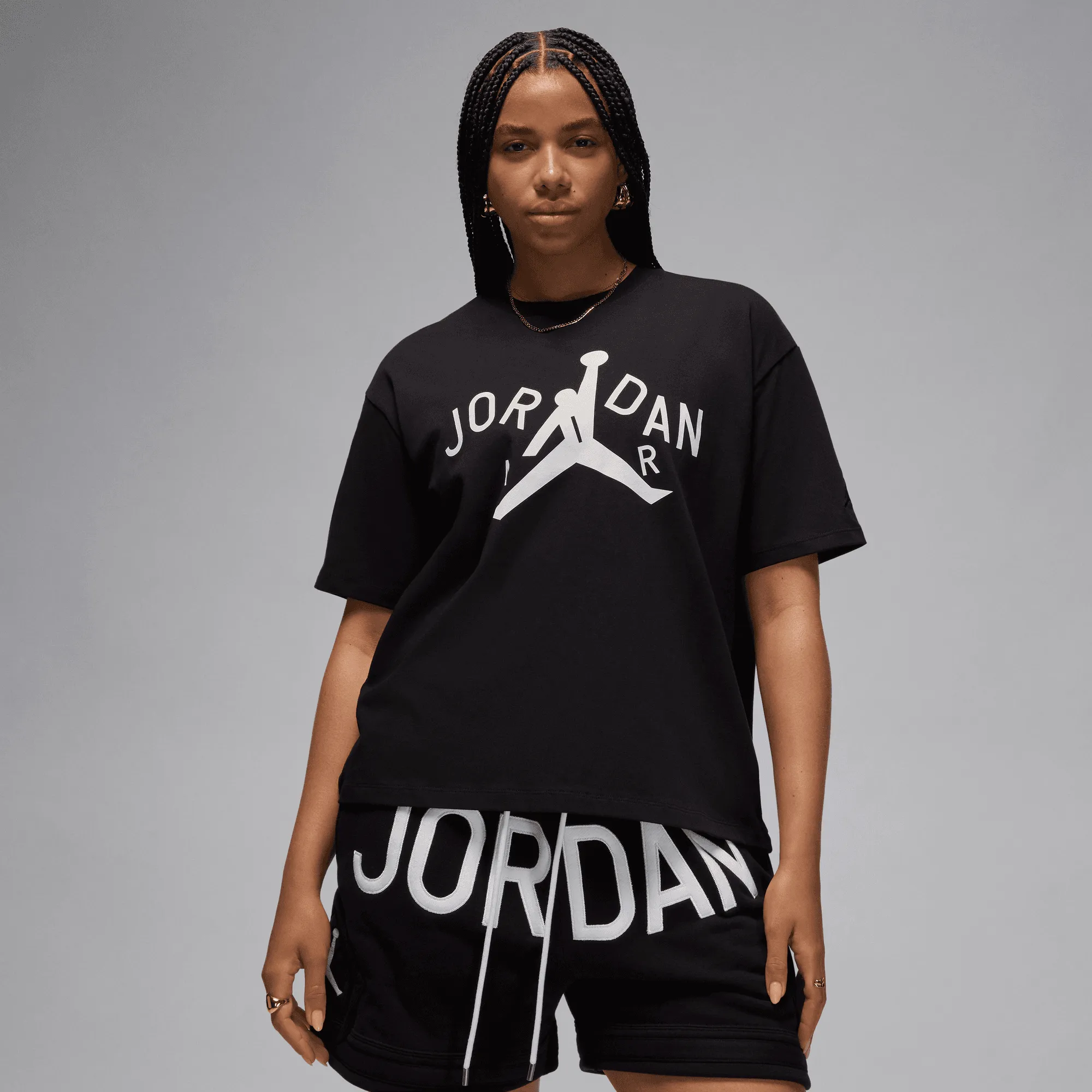NINA CHANEL ABNEY X JORDAN TEE - BLACK Cultural Fit Dream Feel