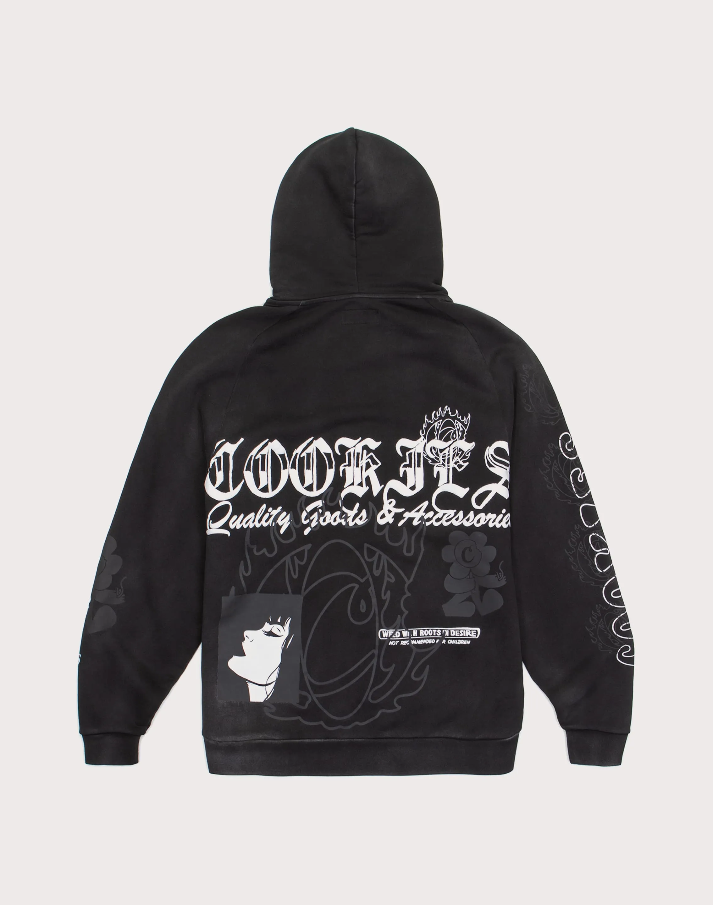 Cookies Sf Florist Full-Zip Fleece Hoodie Spark Soul Light Ease