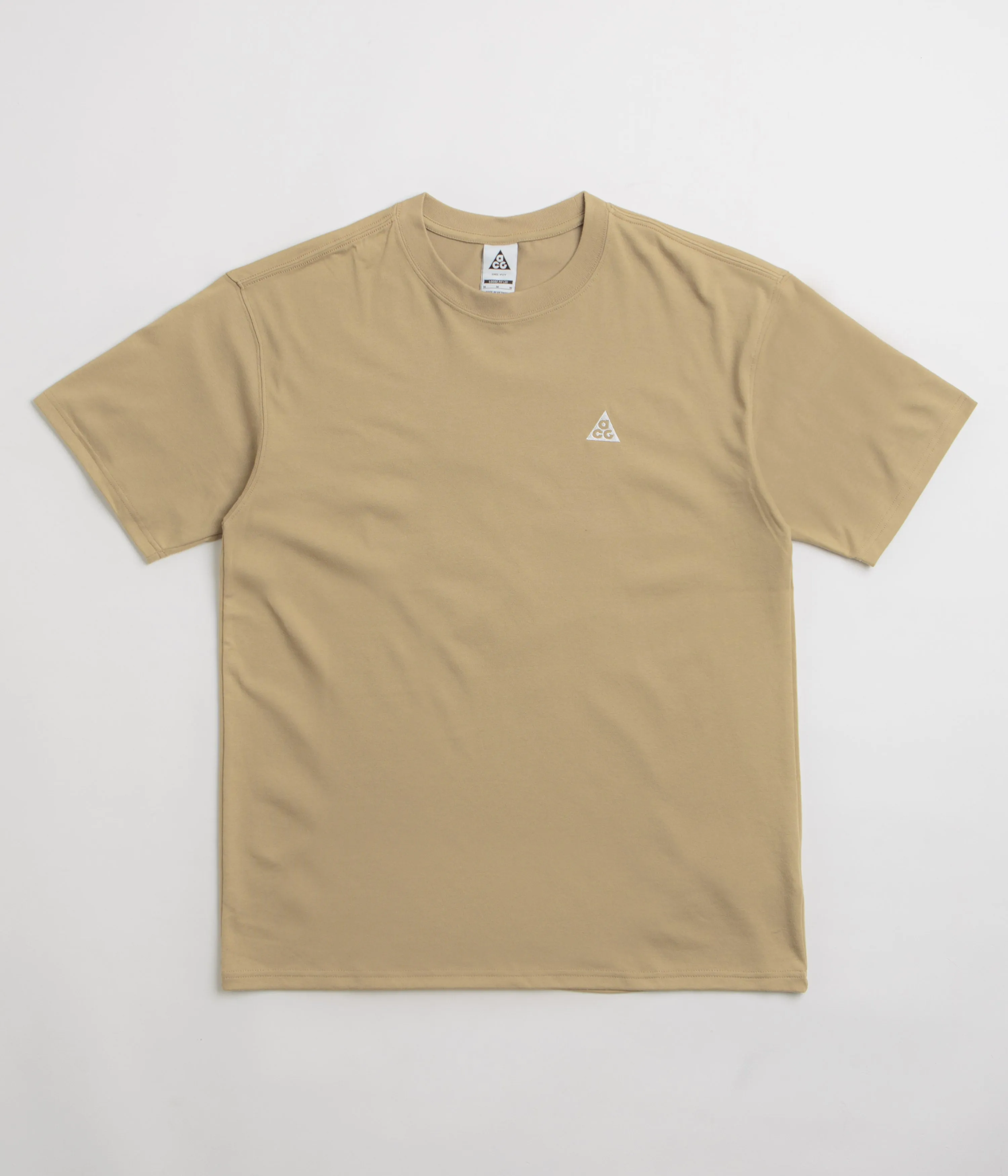 rolled sleeves romper silhouette Nike ACG Tri Logo T-Shirt - Parachute Beige