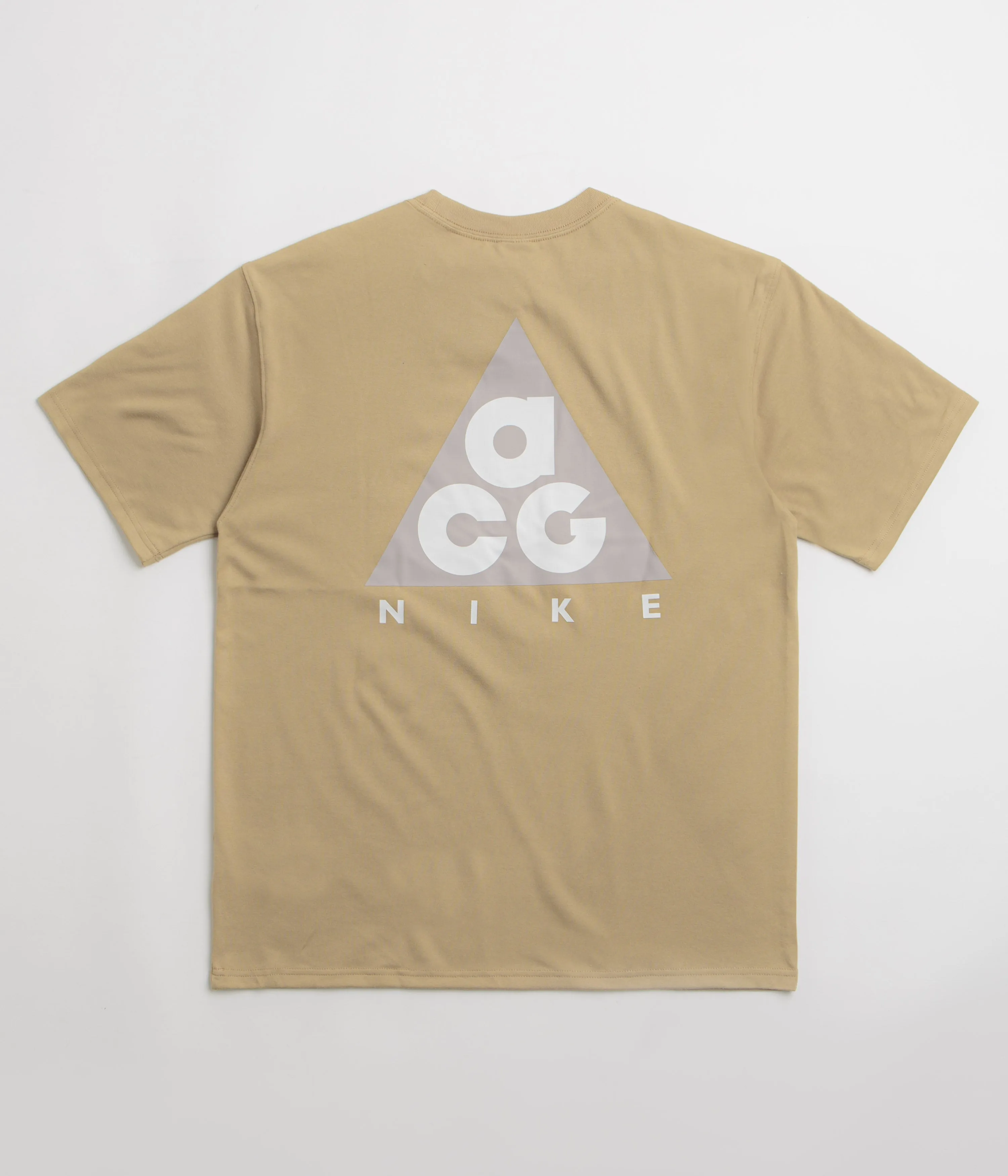Checked Nike ACG Tri Logo T-Shirt - Parachute Beige