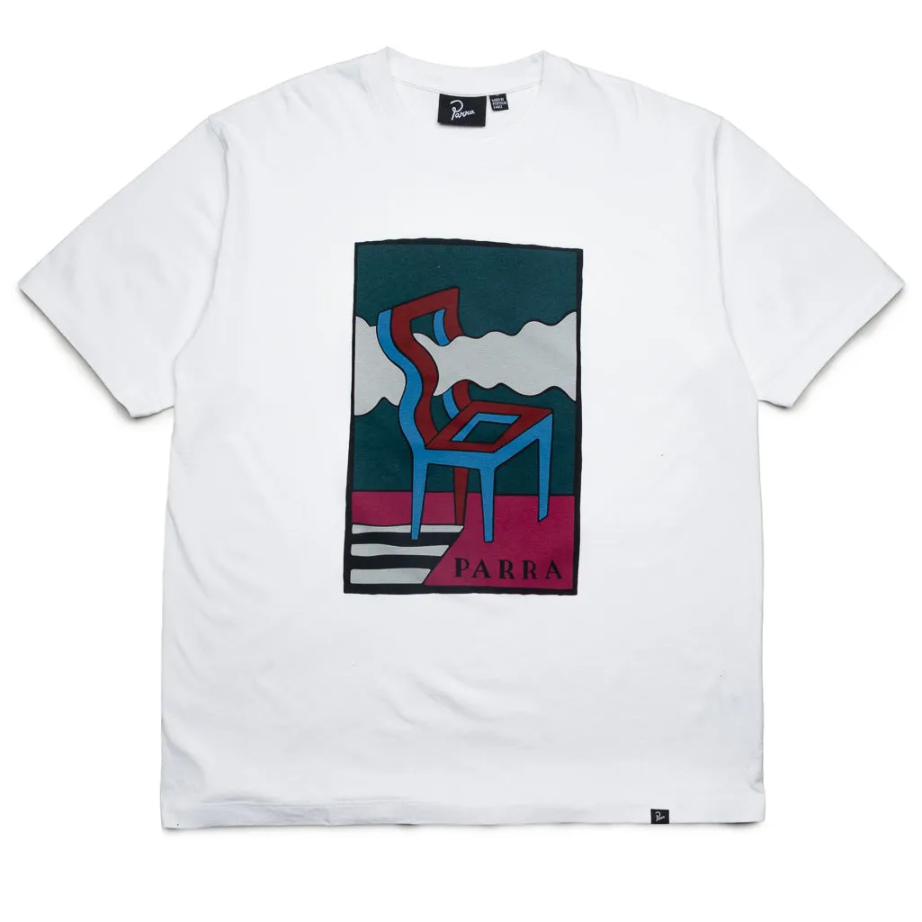 Parra Smoke Chair Tee - White Formal Style