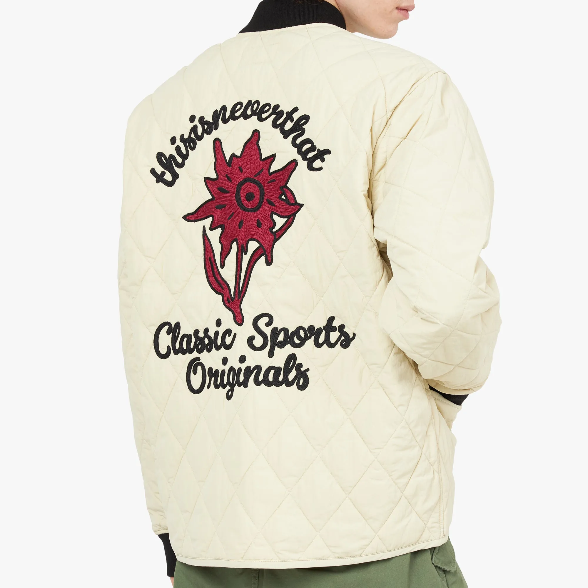 Classic Cut thisisneverthat Edelweiss Quilted Jacket / Stone