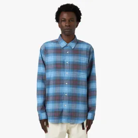 thisisneverthat Flannel Check Shirt Blue family gathering