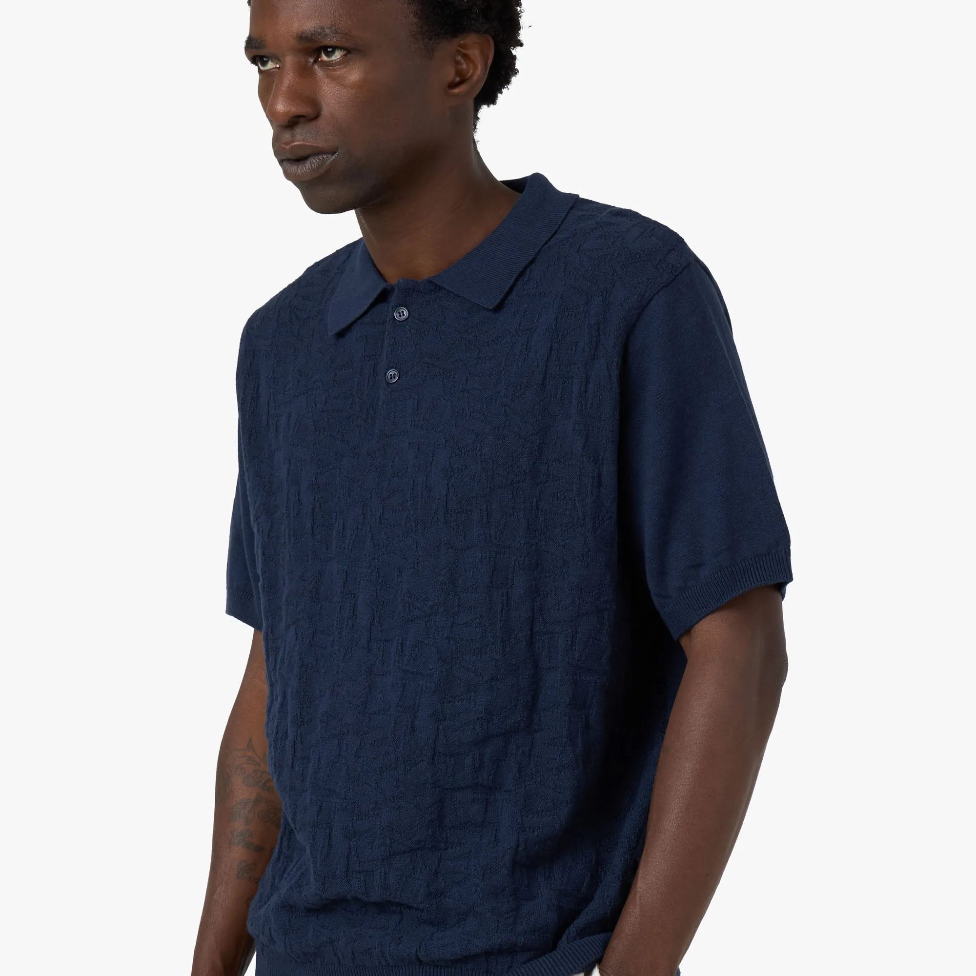 Clean Edge Trim thisisneverthat Stacked Polo Navy