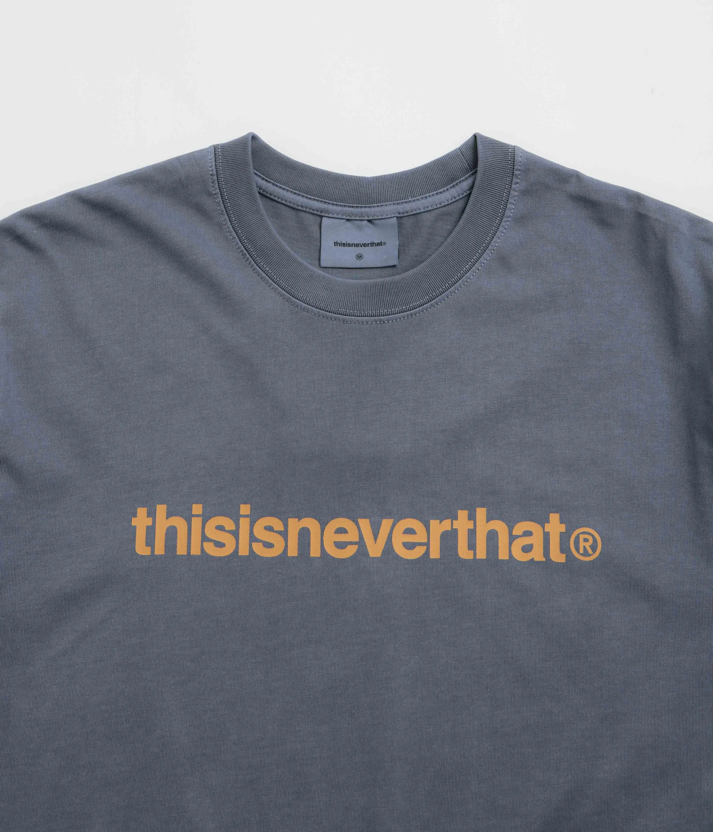 abstract hem Embroidered Details thisisneverthat T-Logo T-Shirt - Ink