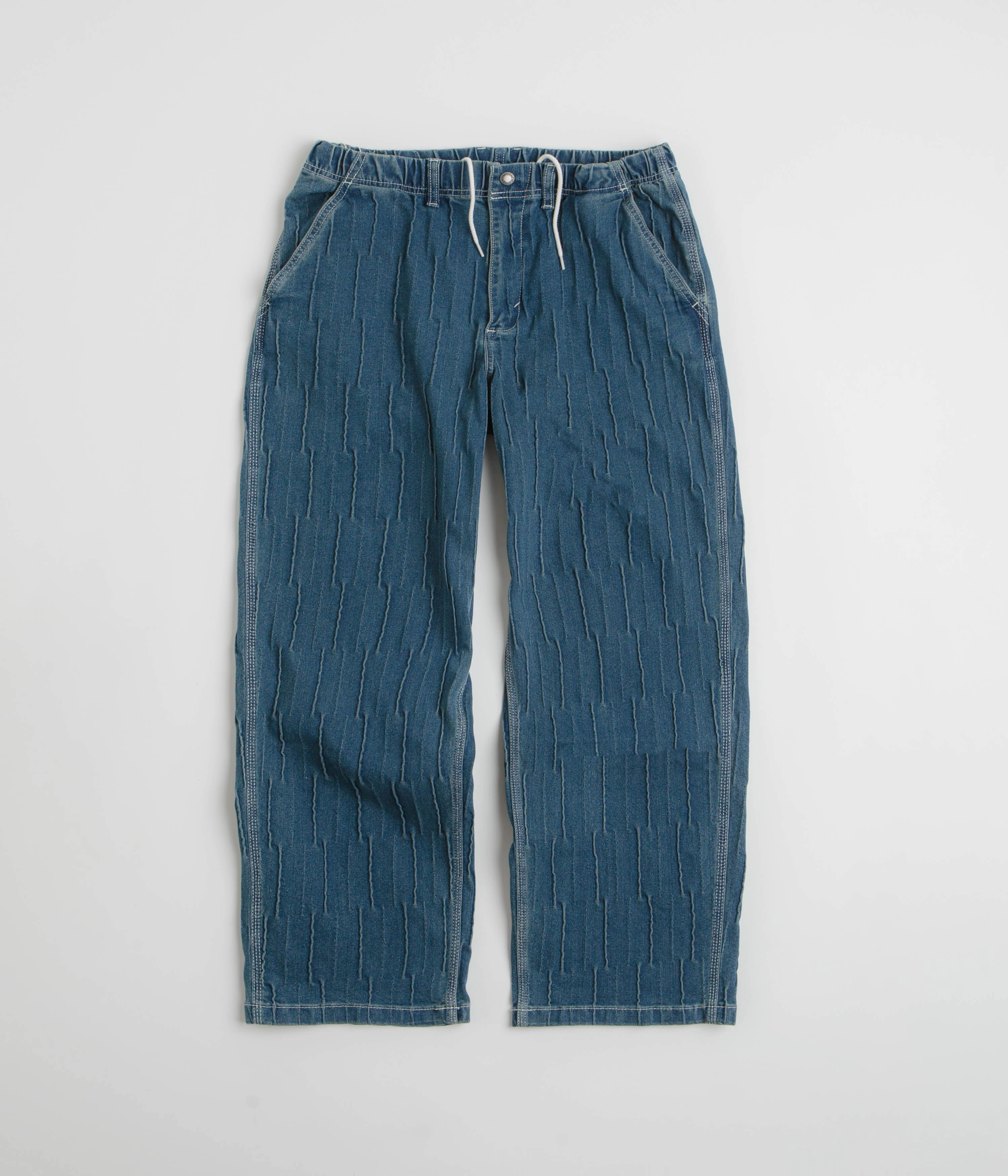 Sustainable Student Outfit Nature Lover Athlete Fit Modern Autumn Days thisisneverthat Denim Loose Pants - Blue
