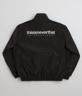 thisisneverthat INTL. Team Jacket - Black Restore Double Stitched Seams