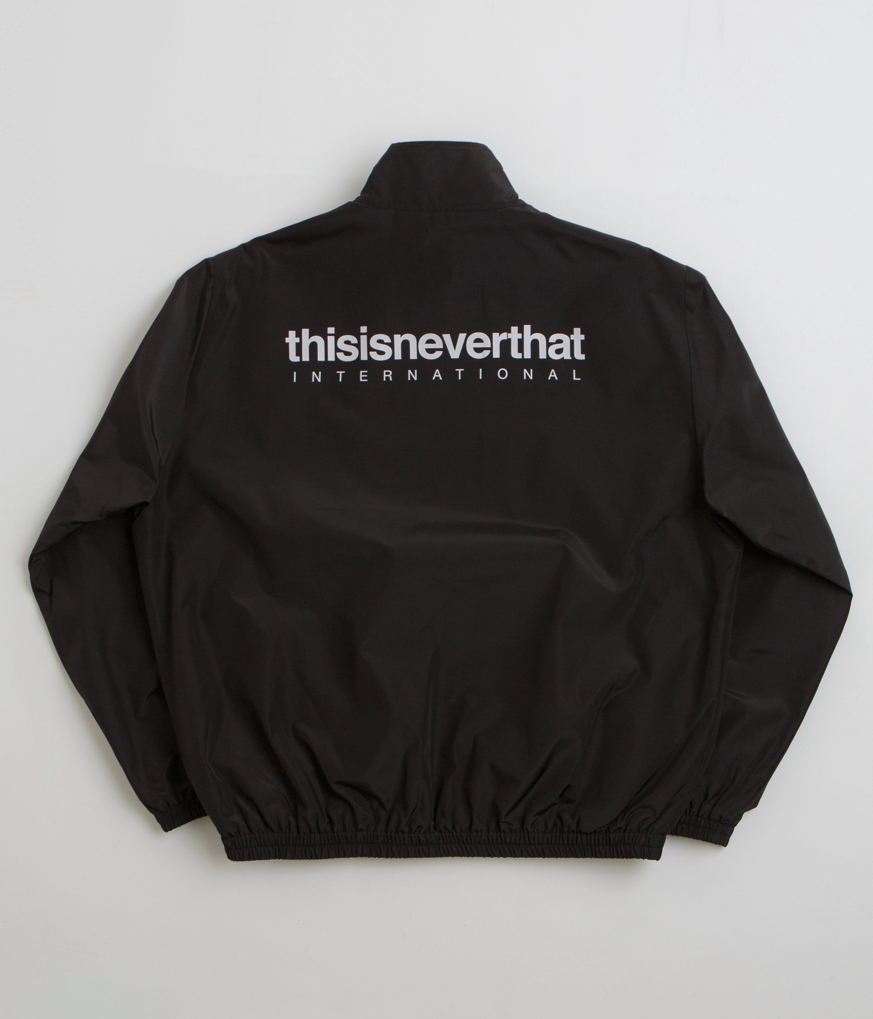 thisisneverthat INTL. Team Jacket - Black Restore Double Stitched Seams
