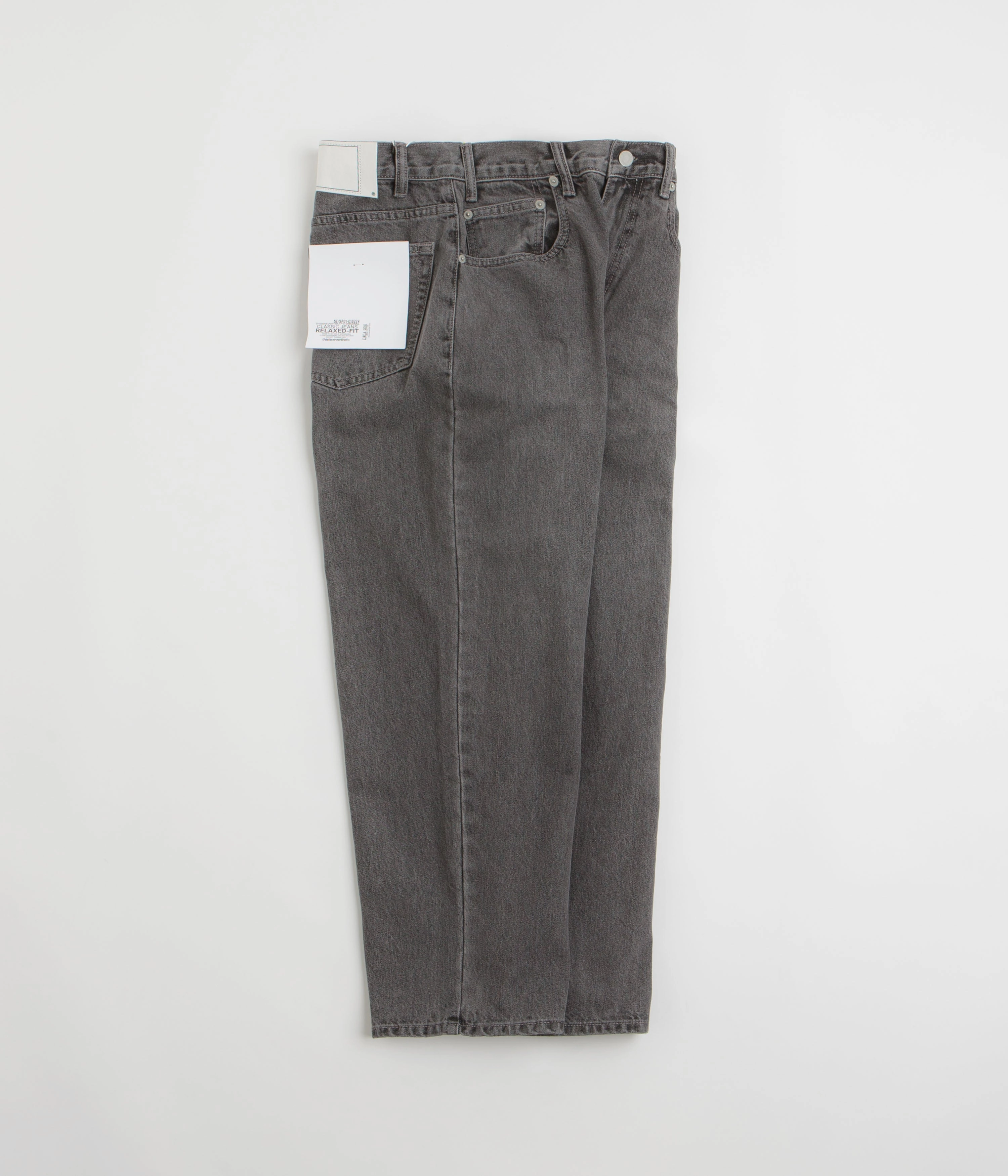 Cozy Fit thisisneverthat Relaxed Jeans - Grey