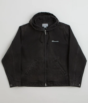 thisisneverthat Washed Carpenter Jacket - Black Symbol men's fashion