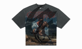 Crown Fit AntiFadeTechnology Thoroughbred T-Shirt "Grey Wash"