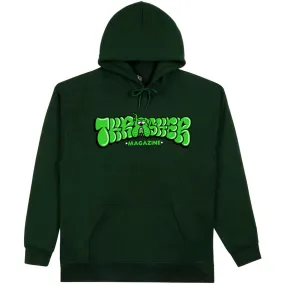 Thrasher - Bully Hoodie Forest Green cruise vacation Compact Packable