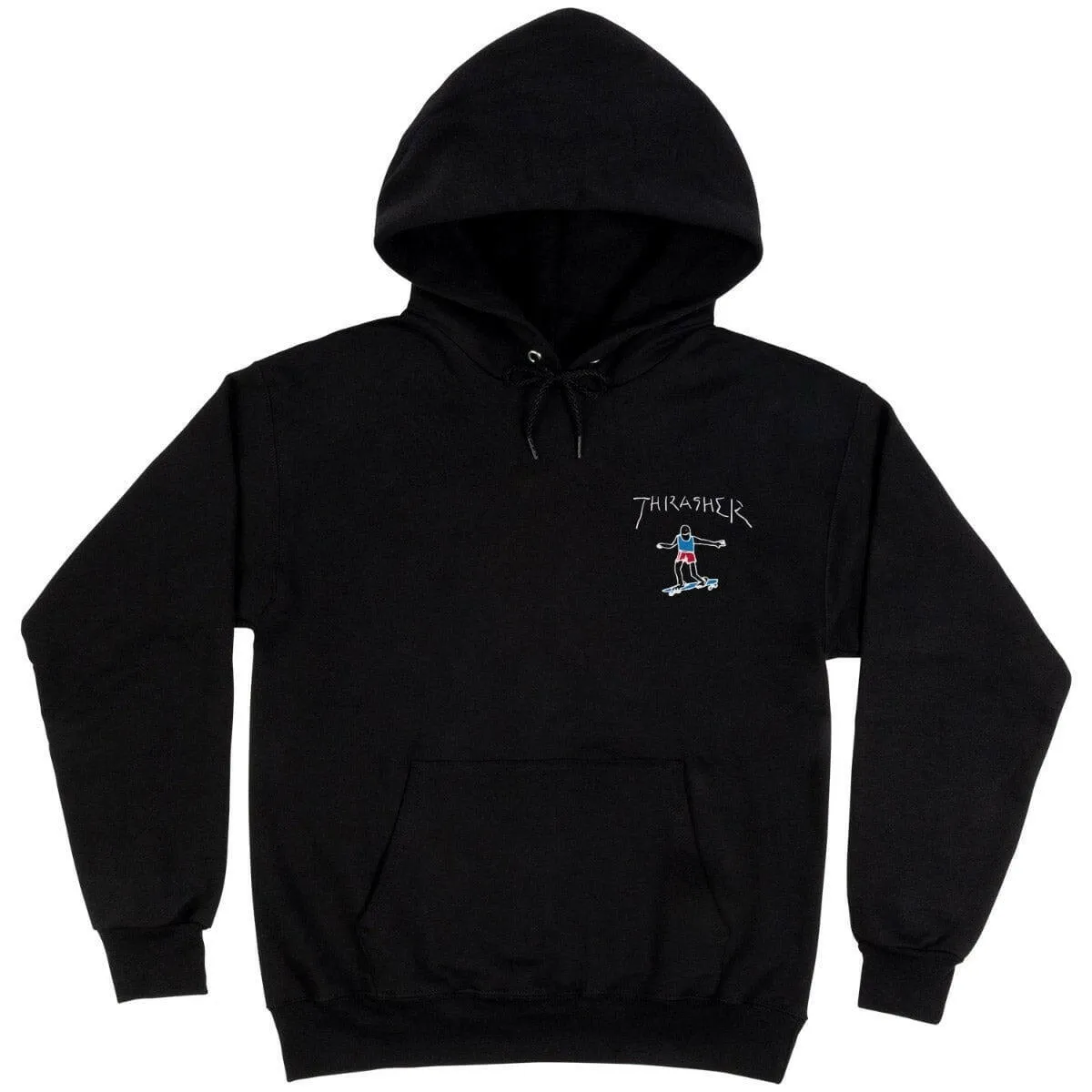 Thrasher - Gonz Mini Hoodie Black Oversized Fit