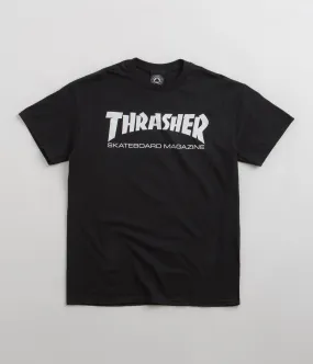 festival look Thrasher Skate Mag T-Shirt - Black