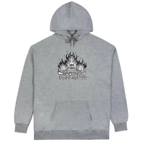 Thrasher - Who Cares by Neckface Hoodie Sport Grey Fashionable Item